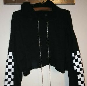 Wild fable cropped hoodie